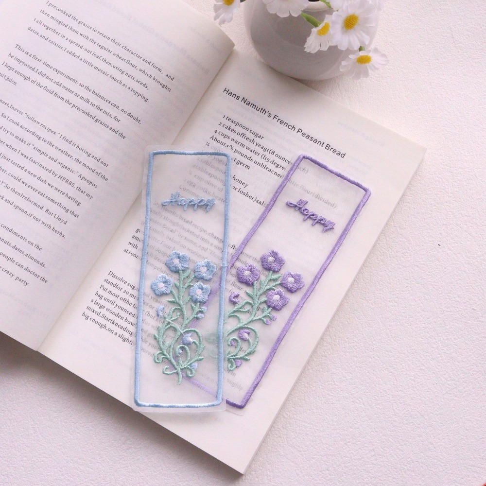 علامات كتب إبداعية شفافة من ال - مراجعة Dried Flower Bookmark وسعره